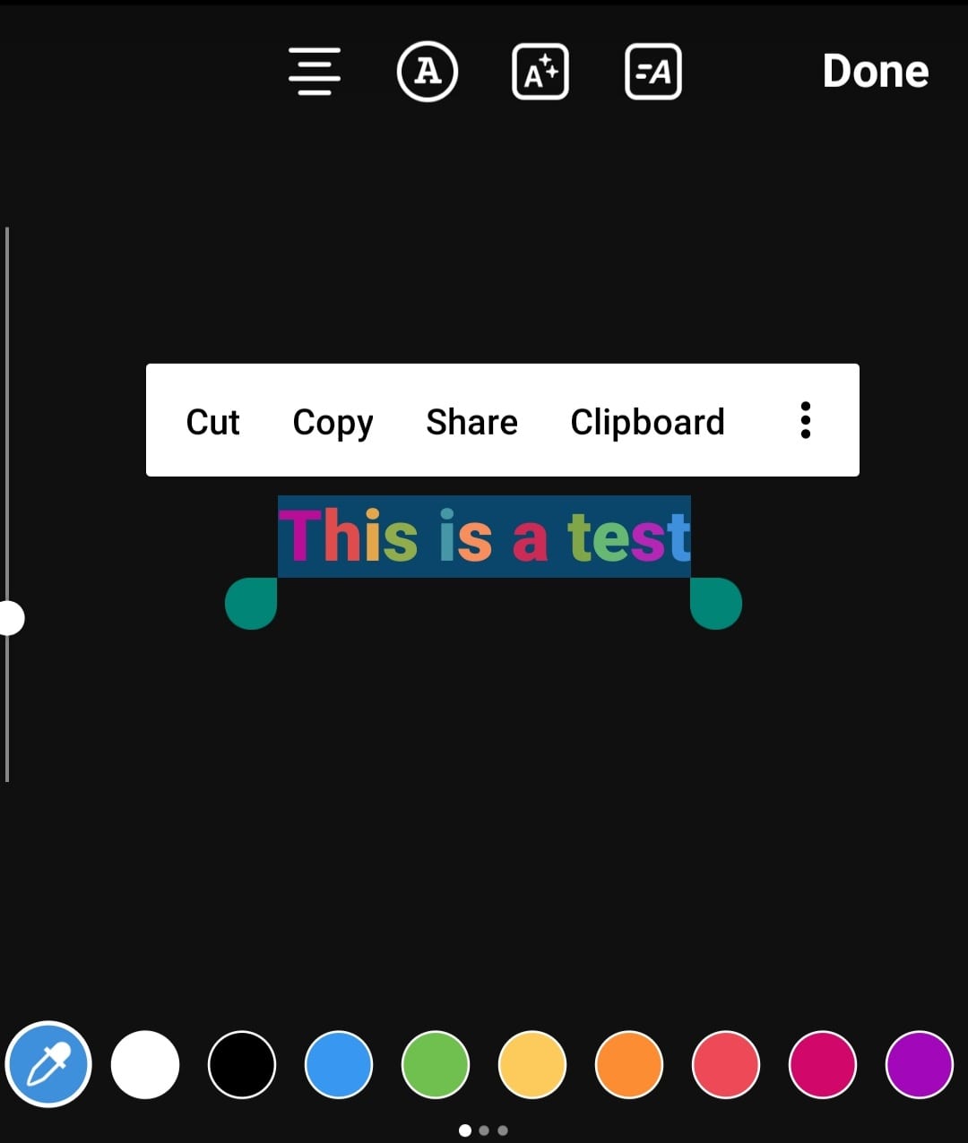 How to Write with All the Colors of the Rainbow on Instagram Stories