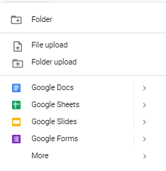 how to create a google form from google drive