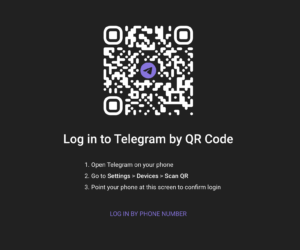 Code qr telegram scan QR code