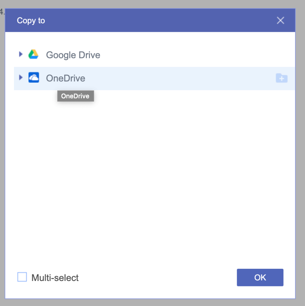 Exchanging Files from GoogleDrive to OneDrive and Vice Versa Efficiently
