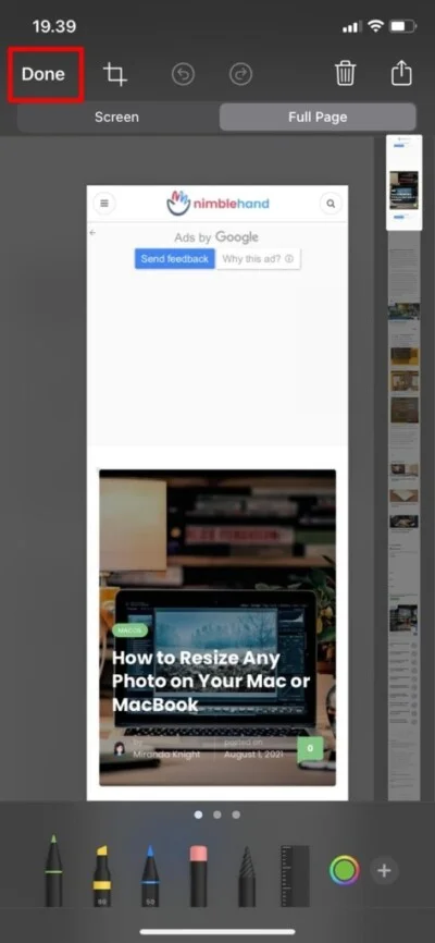 How to Create a Long Scrolling Screenshot on iPhone 4