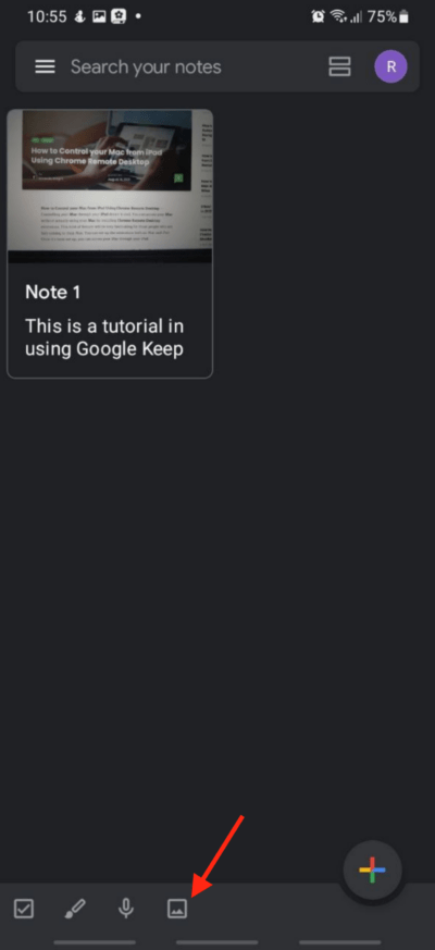 How to Extract a Text From an Image Using Google Keep