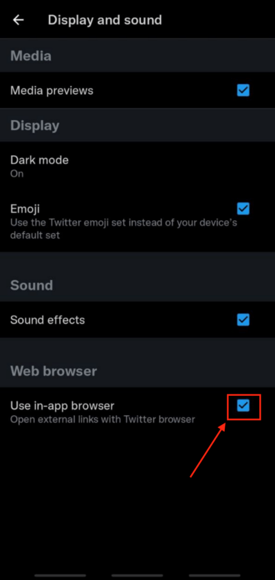 How to Disable In-App Browser Twitter on Android