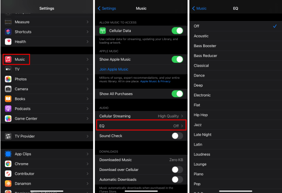 How to Setting Apple Music Equalizer on iPhone