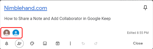 How to Share a Note and Add Collaborator in Google Keep