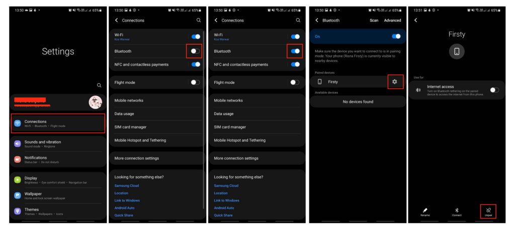 How to Unpair a Bluetooth Device from Android Smartphone 1