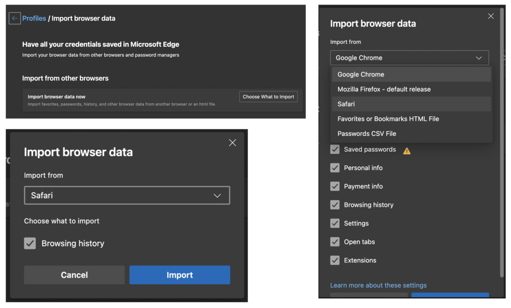 How to Import Bookmark History and Password from Safari to Microsoft Edge on Mac or MacBook 1