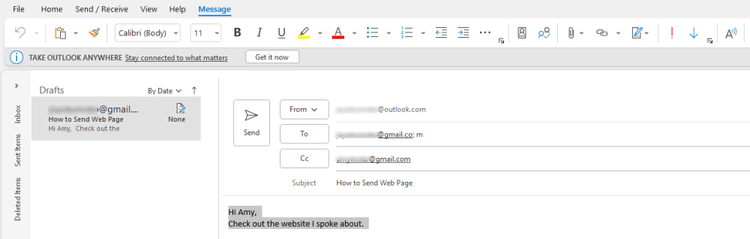 How to Read Aloud Features in Microsoft Outlook