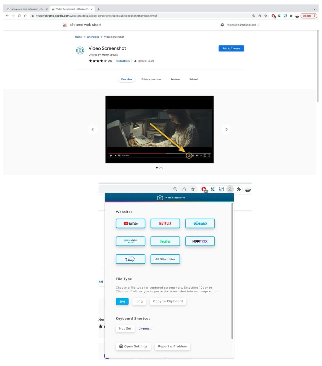How to Install Chrome Extensions for Capture Screenshots at Streaming Services 2
