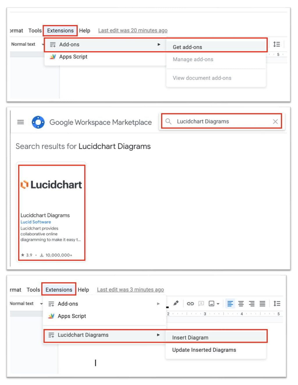 How to Create Flowchart in Google Docs 1