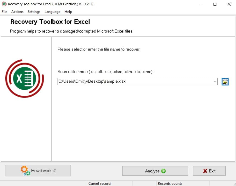 howto recover corrupted excel files 3