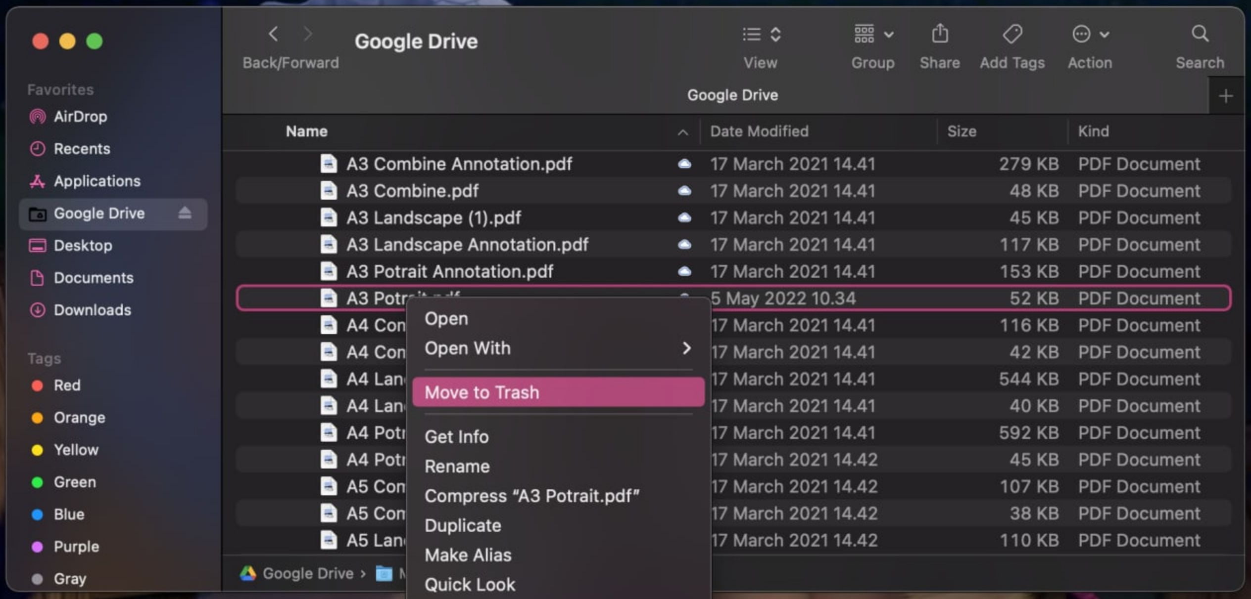 How to Delete Files From Google Drive on Mac or MacBook via Desktop App