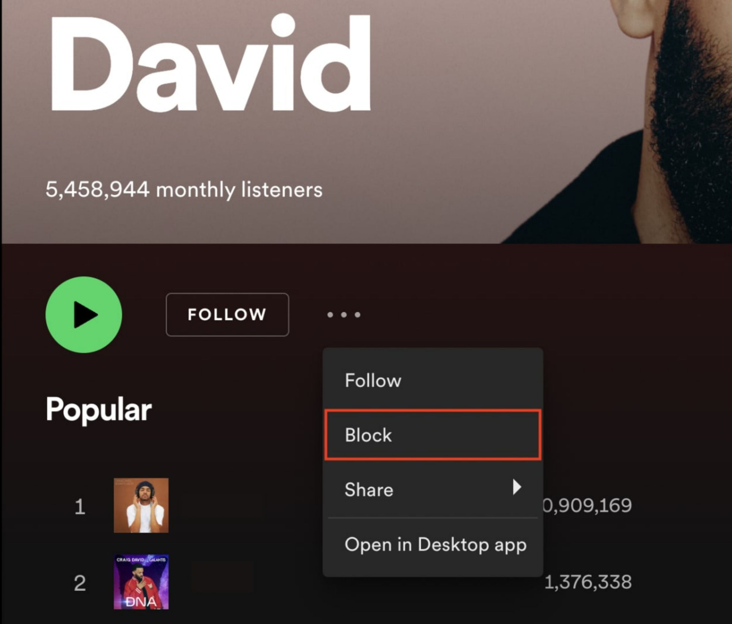How to Block Someone's Account on Spotify