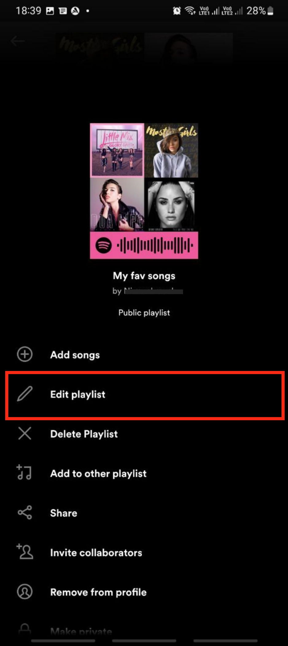  How to Change a Playlist Cover Photo on Spotify via Android