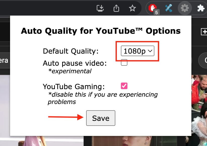 How to Change YouTube Video Quality Permanently Using Chrome Extension