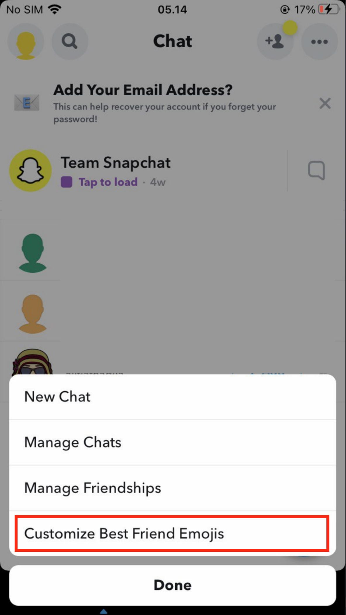 How to Change Snapchat Emojis Using iPhone