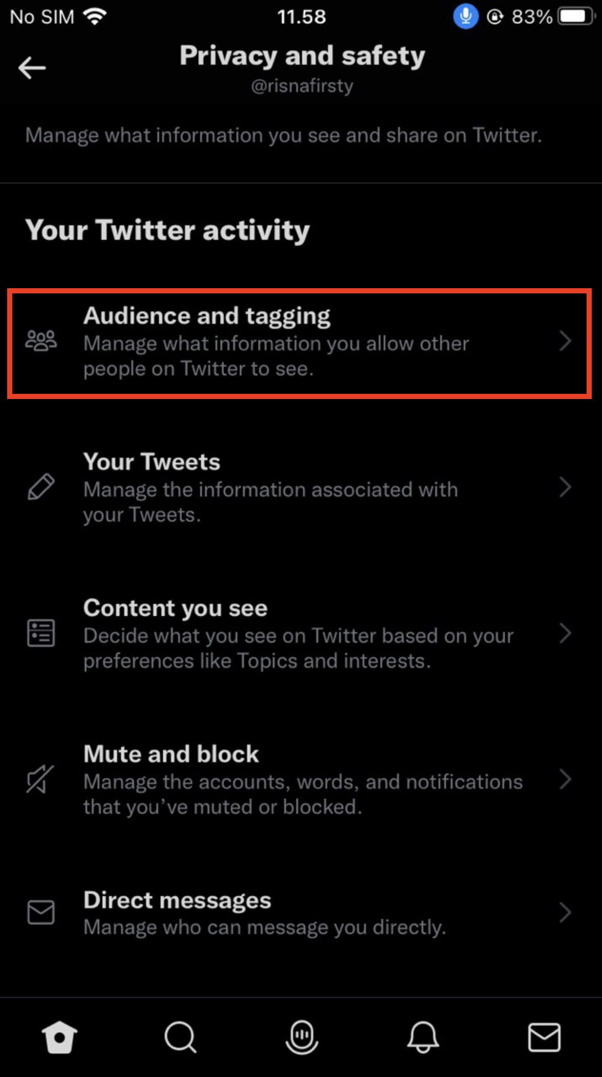 How to Make a Twitter Account Private using iPhone