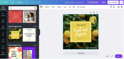 How to Add Music on Instagram Post with Canva