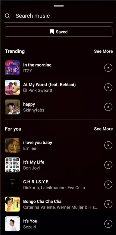 How to add Music to Instagram Reels