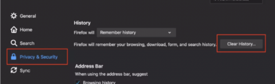 How to Clear the Cache and History of Firefox Browser on MacOS