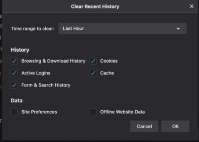 How to Clear the Cache and History of Firefox Browser on MacOS